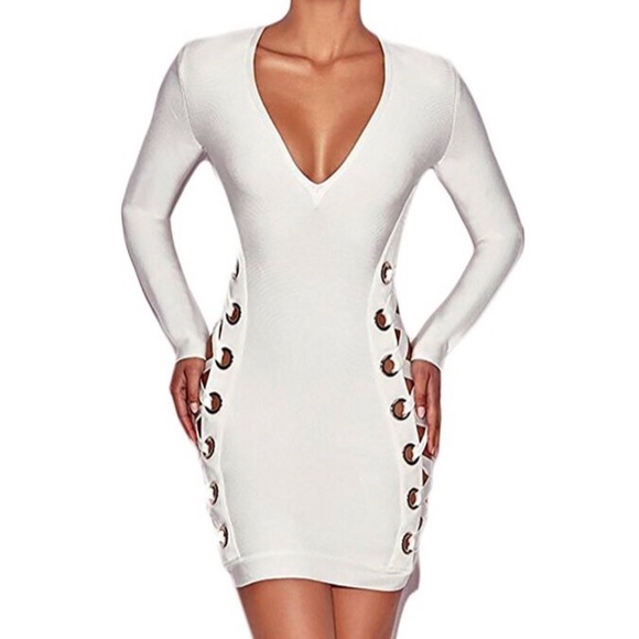 House of CB Dresses & Skirts - 🌺🌺 Hot Miami Styles Bebs Sexy Lace Bodycon Dress